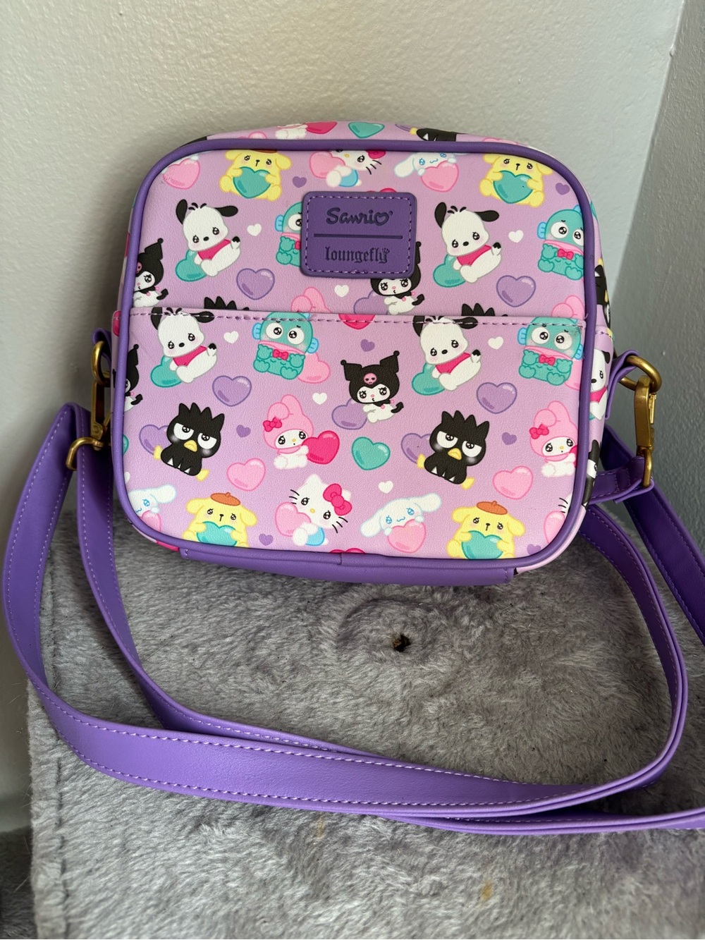 Loungefly Lavender Sanrio Character Crossbody Bag - Picture 7 of 7